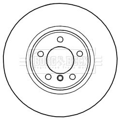 BORG & BECK Тормозной диск BBD6010S